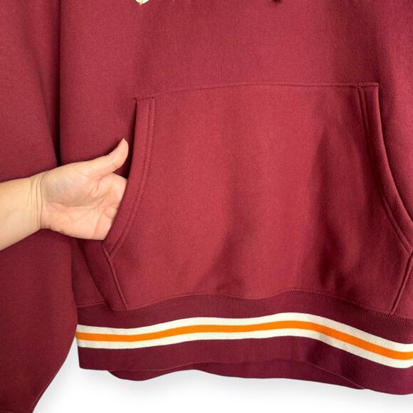 NWT Champion Reverse Weave Loose Fit Hoodie With Embroidered Leaves Men's Size L - Picture 5 of 11